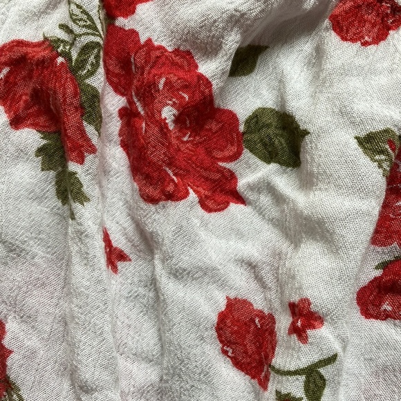 🌺Streetwear Society Floral Off Shoulder Bell Sleeve Crop Top Size M - Picture 3 of 4